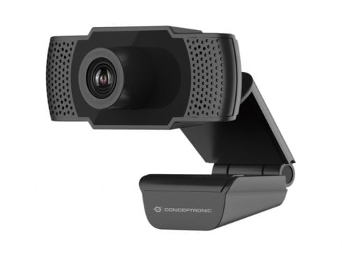 Conceptronic AMDIS01B - Nettkamera - farge - 2 MP - 1920 x 1080 - 1080p - lyd - USB 2.0 - MJPEG, H.264, YUV