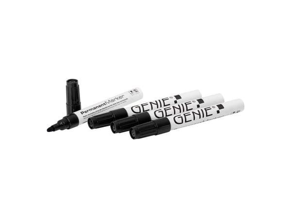 Genie 40030, Sort, Projektil spiss, Sort, Hvit, Aluminium, Plast, 1 mm, 3 mm