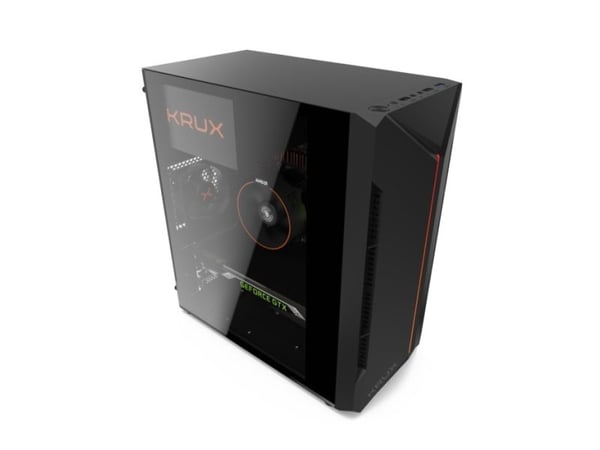 KRUX Astro, Terning, PC, Sort, micro ATX, Mini-ITX, 13,6 cm, 28 cm