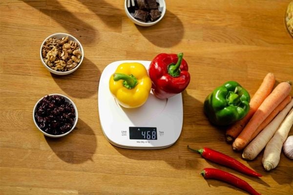 Zelmer ZKS1451, Elektronisk kjøkkenvekt, 5 kg, 1 g, Hvit, Benkeplate, firkant