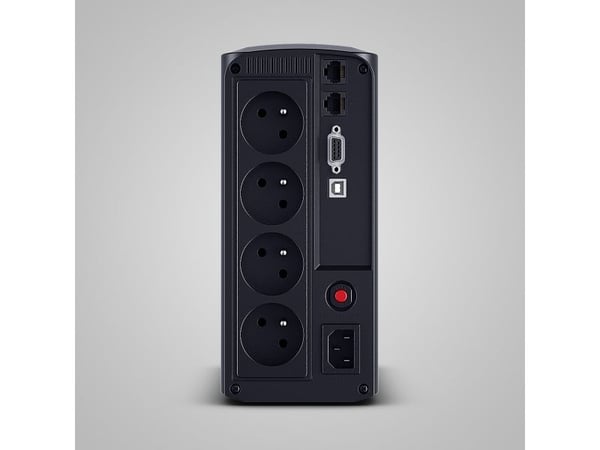CyberPower Value Pro VP1000ELCD-FR - UPS - AC 230 V - 550 watt - 1000 VA - enkeltfase - RS-232, USB - utgangskontakter: 4 - svart