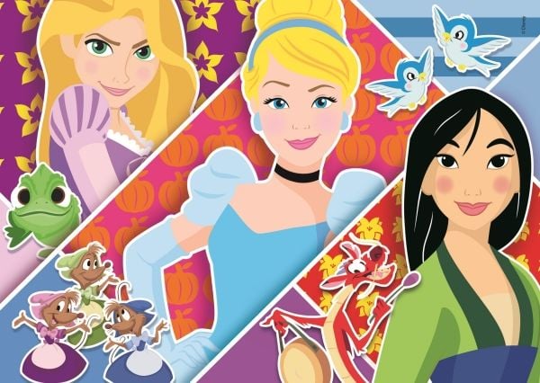 Clementoni 2X20Pcs.Pusle Disney Princess 24766 X6