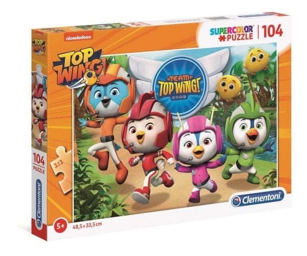 Clementoni Top Wing, 104 stykker, Tegneserier, 6 år