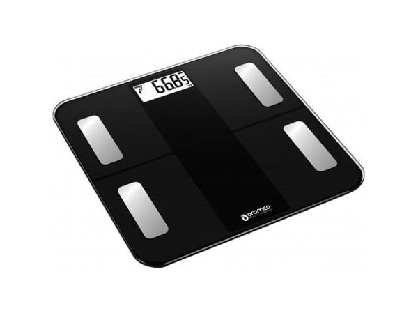 Oromed ORO-SCALE BLUETOOTH BLACK Elektroninen henkilökohtainen vaaka neliö musta