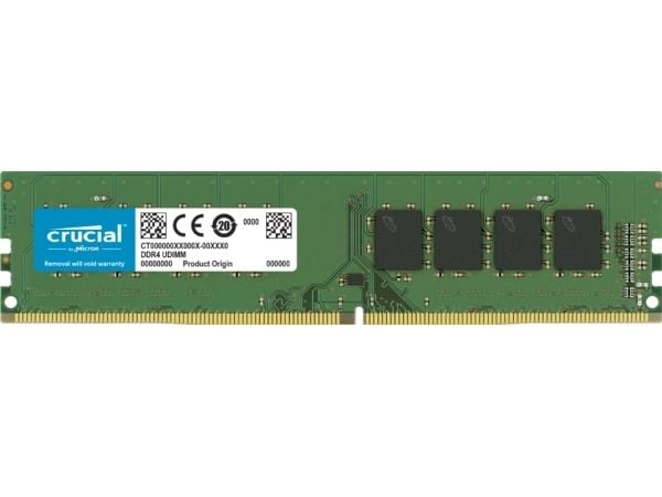 Crucial Classic - DDR4 - modul - 8 GB - DIMM 288-pin - 3200 MT/s / PC4-25600 - CL22 - 1.2 V - ikke-bufret - ikke-ECC