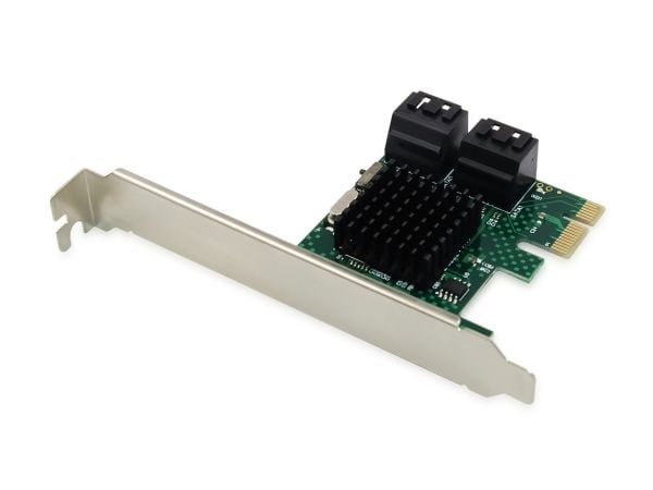 Conceptronic EMRICK03G - Lagringskontroller - 4-kanals - SATA 6Gb/s - PCIe x1