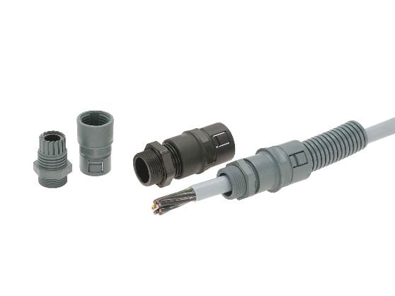 HELUKABEL 903461, Grå, Polyamidi, 50 stk, M20x1.5, IP65, -25 - 100 °C