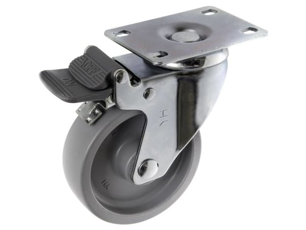 Toolcraft TO-5137938, Svart, Metallisk, 125 kg, Polypropylen (PP), 1 stykker, 10 cm