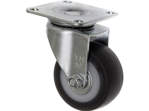 Toolcraft TO-5137866, Musta, Metallinen, 50 kg, Kestomuovinen elastomeeri, 1 kpl, 5 cm