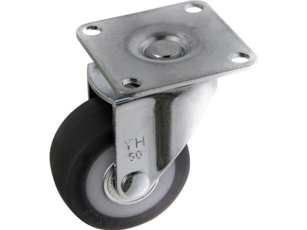 Toolcraft TO-5137866, Svart, Metallisk, 50 kg, Termoplastisk elastomer (TPE), 1 stykker, 5 cm