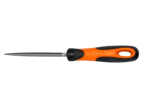 Bahco 1-170-06-2-2, Fil, Trekant-fil, 2. kutt, Sort, Rød, 15 cm, 103 g