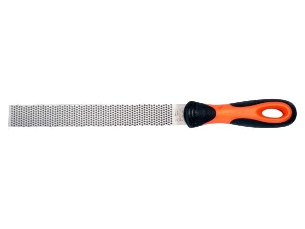 Bahco ERGO 4-152-08-2-2, Fil, Flate mapper, 2. kutt, Metall, Plast, Tre, Plast, Svart, Oransje