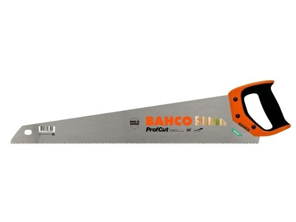 Bahco PC-22-FILE-U7, Ryggsåg, Plast, Trä, Svart, Röd, Rostfritt stål, Svart, Röd, 1 styck, 55 cm