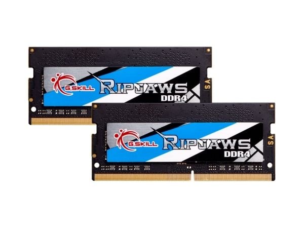 G.Skill Ripjaws - DDR4 - sett - 16 GB: 2 x 8 GB - SO DIMM 260-pin - 3200 MHz / PC4-25600 - CL22 - 1.2 V - ikke-bufret - ikke-ECC