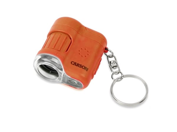 Carson MICROMINI 20X, Digitalt, Oransje, Sølv, 20x, LED, Batteri, 23 mm