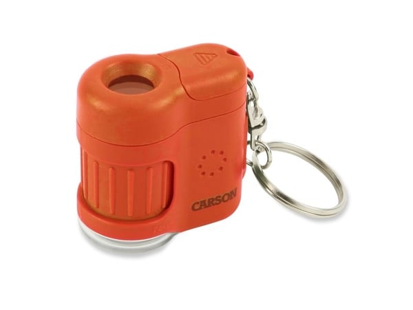 Carson MICROMINI 20X, Digitalt, Oransje, Sølv, 20x, LED, Batteri, 23 mm