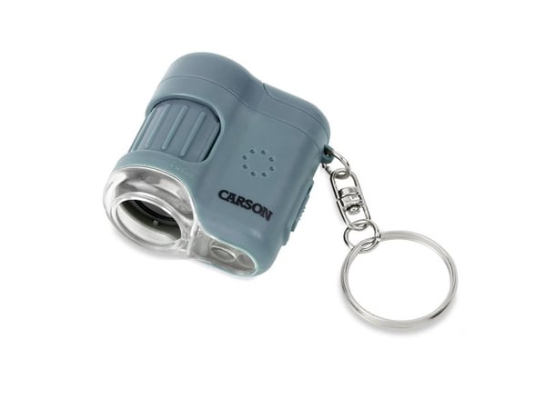 Carson MICROMINI 20X, Digitalt, Blå, Sølv, 20x, LED, Batteri, 23 mm