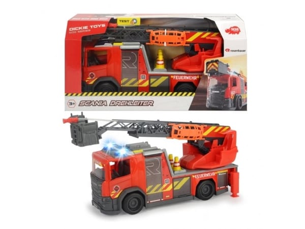 Dickie Toys 203716017, Brannbil, 3 år, Sort, Grå, Rød