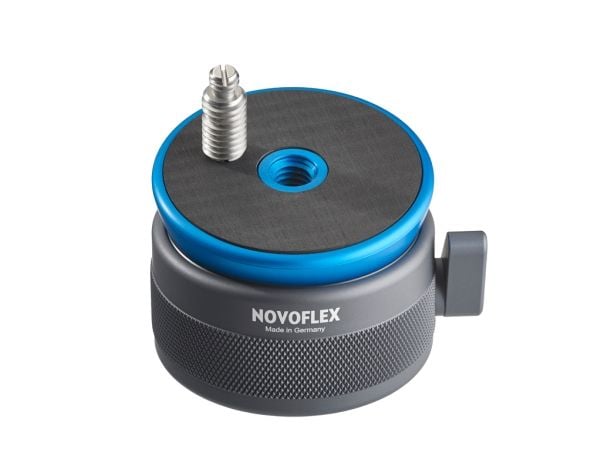 Novoflex MagicBalance, Svart, Blå, 10 kg, 1/4, 3/8", 40°, 70 mm, 60 mm