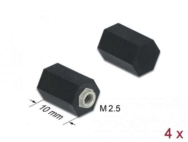 DeLOCK 60243, 10 mm, 4 kpl