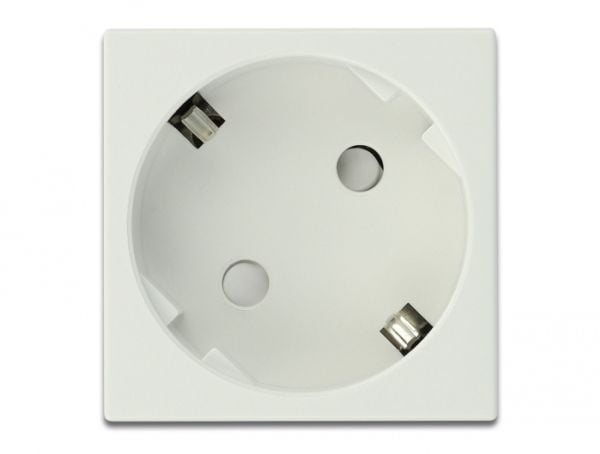 DeLOCK 81321, CEE 7/3, 3 moduuli(a), 3P+N+PE, Valkoinen, Akryylinitriilibutadieenistyreeni (ABS), Muovi, 250 V