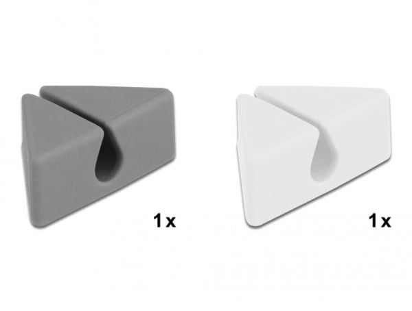 Delock - Kabelhållarsats för kablar - Triangle