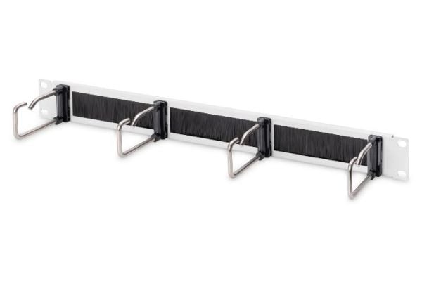 DIGITUS DN-97668 - Kabelstyringspanel - grå, RAL 7035 - 1U - 19"
