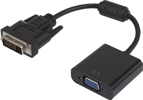 Renkforce RF-3301134, 0,15 m, DVI-D, VGA (D-Sub), Hankjønn, Hunkjønn, Rett