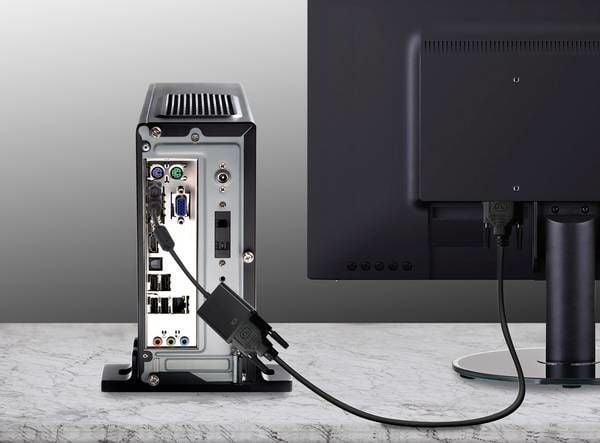 Renkforce RF-3301134, 0,15 m, DVI-D, VGA (D-Sub), Hankjønn, Hunkjønn, Rett
