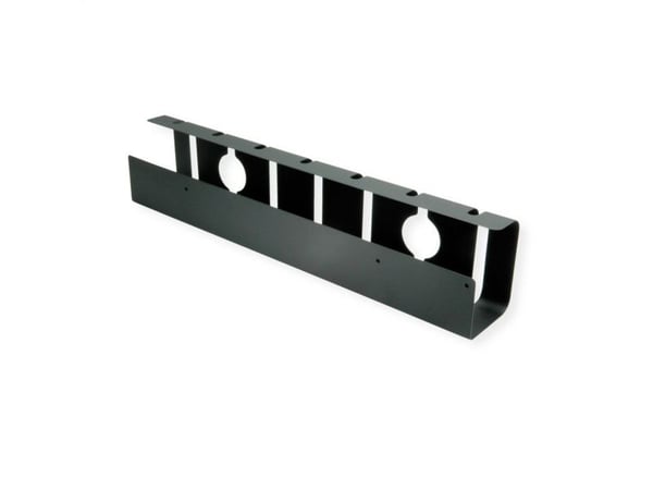ROLINE 17.03.1303, Kabelskilleskuff, Bord, Metall, Sort