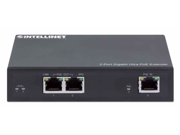 Intellinet 561600, Sender, 100 m, 6000 Mbit/s, Cat5e, 10,100,1000 Mbit/s, Full