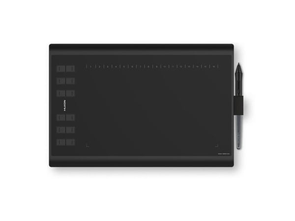 HUION H1060P, Kabel, 5080 lpi, 250 x 160 mm, USB, 1,5 cm, Svart