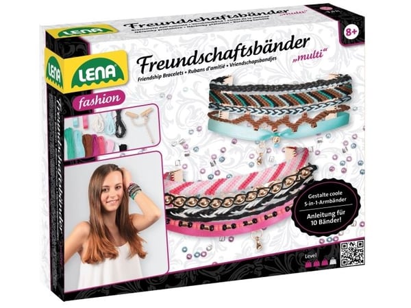 Lena Friendship bracelets Multi, Children''s jewellery bracelet making kit, 8 vuosi/vuosia, Monivärinen