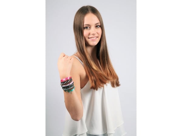 Lena Friendship bracelets Multi, Smykkesett til å lage armbånd for barn, 8 år, Flerfarget