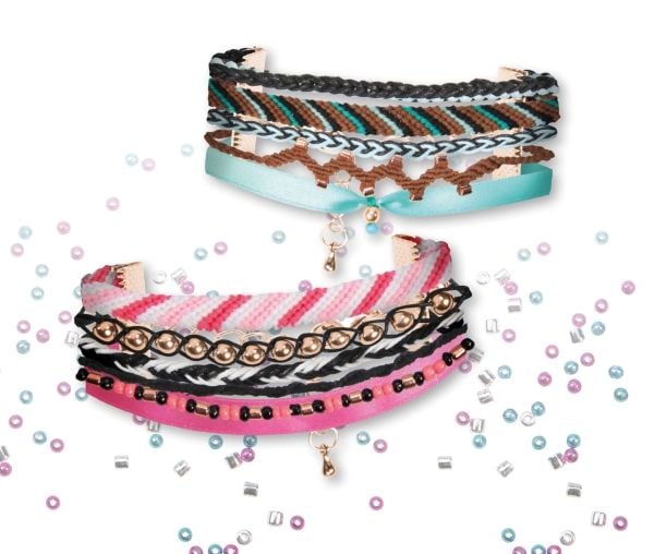 Lena Friendship bracelets Multi, Smykkesett til å lage armbånd for barn, 8 år, Flerfarget