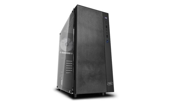 DeepCool MATREXX 55 MESH ADD-RGB 4F - Tower - udvidet ATX - sidepanel med vindue (hærdet glas) - ingen strømforsyning (ATX / PS/2) - USB/Lyd