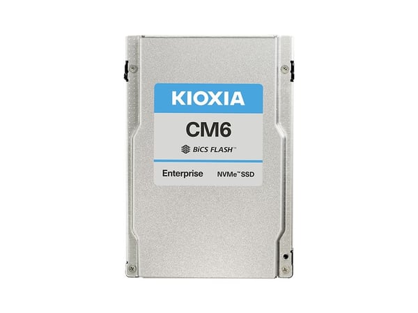 KIOXIA CM6-V Series KCM61VUL800G - SSD - Enterprise, Mixed Use - 800 GB - intern - 2.5" - U.3 PCIe 4.0 (NVMe)
