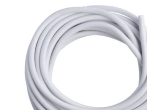 E-line muovikaapeli 3G0,75 - H03VV-F, valkoinen pyöreä, 10m, j/j