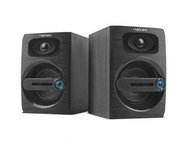 NATEC COUGAR, 2.0 kanaler, Ledningsført, 6 W, 80 - 20000 Hz, Sort
