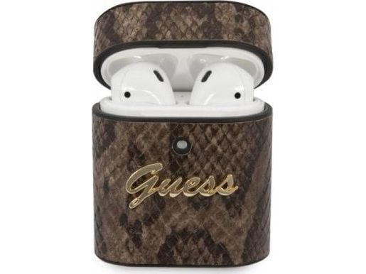 GUESS GUACA2PUSNSMLBR, laatikko, PU-nahka, polykarbonaatti (PC), musta, ruskea