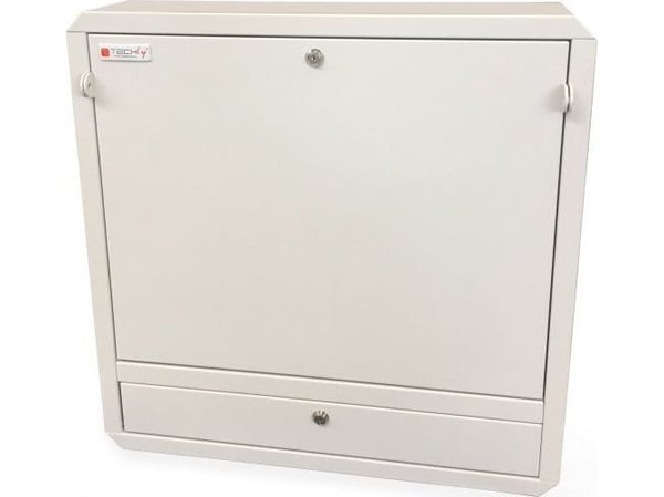 Techly ICRLIM06, Grå, Stål, 48,3 cm (19"), Nøkkel, 596 mm, 127 mm