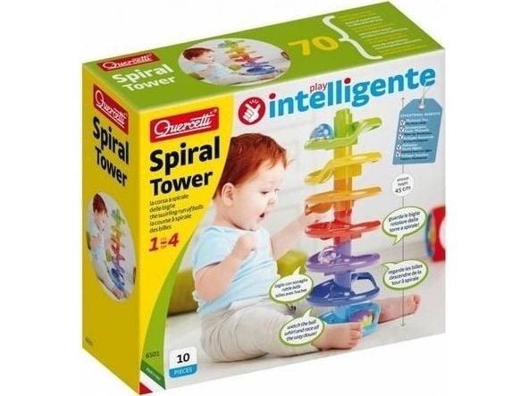Quercetti Supertorn med spiral