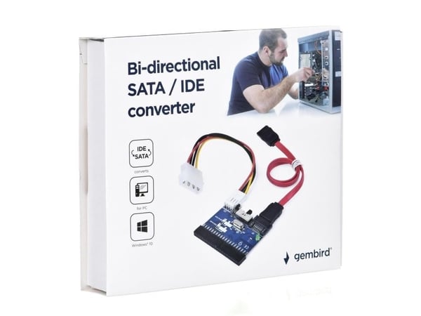 Gembird SATA-IDE-2 dubbelriktad SATA/IDE-adapter