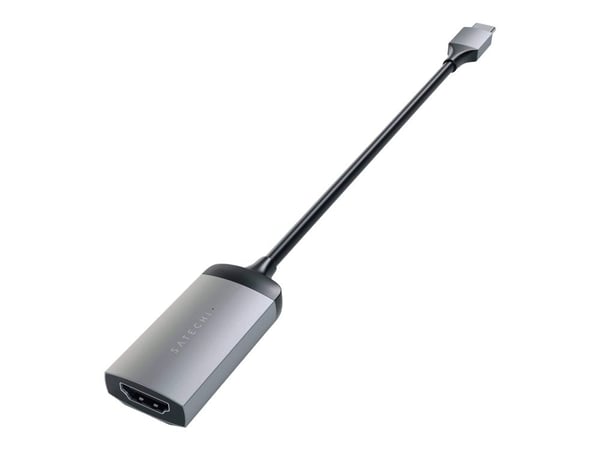 Satechi ST-TC4KHAM - Videoadapteri - USB-C han til HDMI hun - 20,3 cm - avaruusharmaa - 4K-tuki