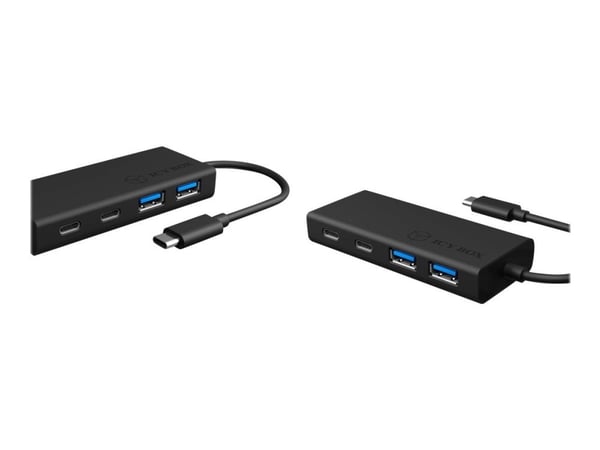 ICY BOX IB-HUB1426-CPD - Keskitin - 4 x SuperSpeed USB 3.0 - pöytätietokoneet