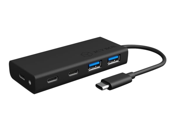 ICY BOX IB-HUB1426-CPD - Keskitin - 4 x SuperSpeed USB 3.0 - pöytätietokoneet