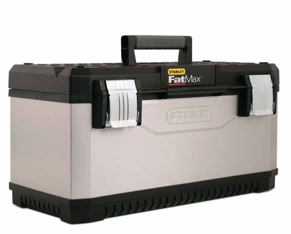 Stanley 1-95-617, Verktøy boks, Metall, Plast, Sort, Grå, 36,6 l, 28 kg, 666 mm