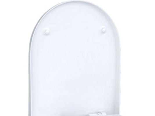 GEBERIT ACANTO toiletsæde med - soft-close. 350x437x49mm hvid