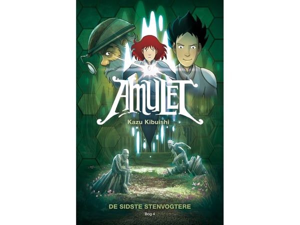 Amulet 4: De siste steinvokterne | Kazu Kibuishi | Språk: Dansk