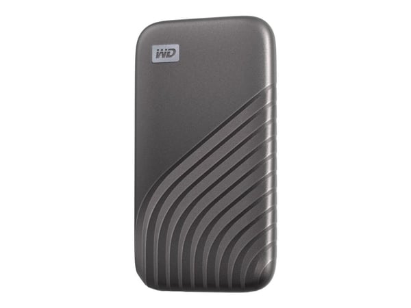 WD My Passport SSD WDBAGF0010BGD - SSD - kryptert - 1 TB - ekstern (bærbar) - USB 3.2 Gen 2 (USB-C kontakt) - 256-bit AES - gull